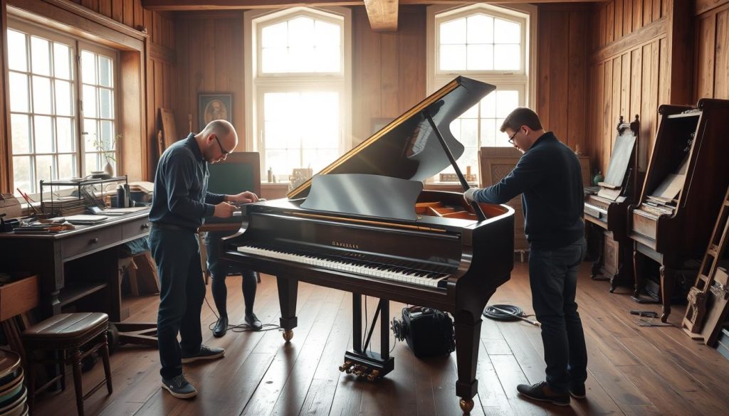 Piano lydjustering og intonasjon