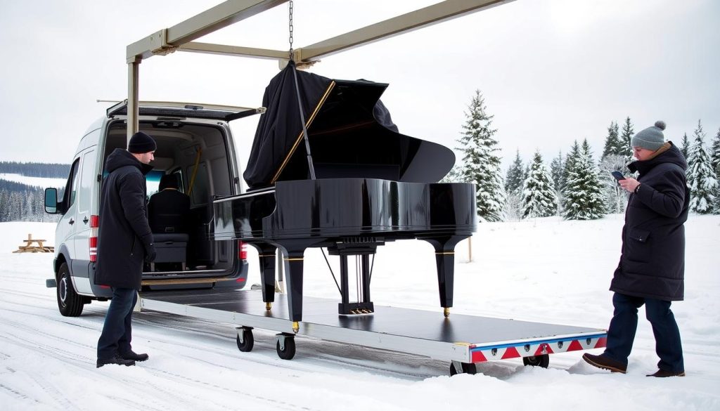 Piano transport spesialutstyr