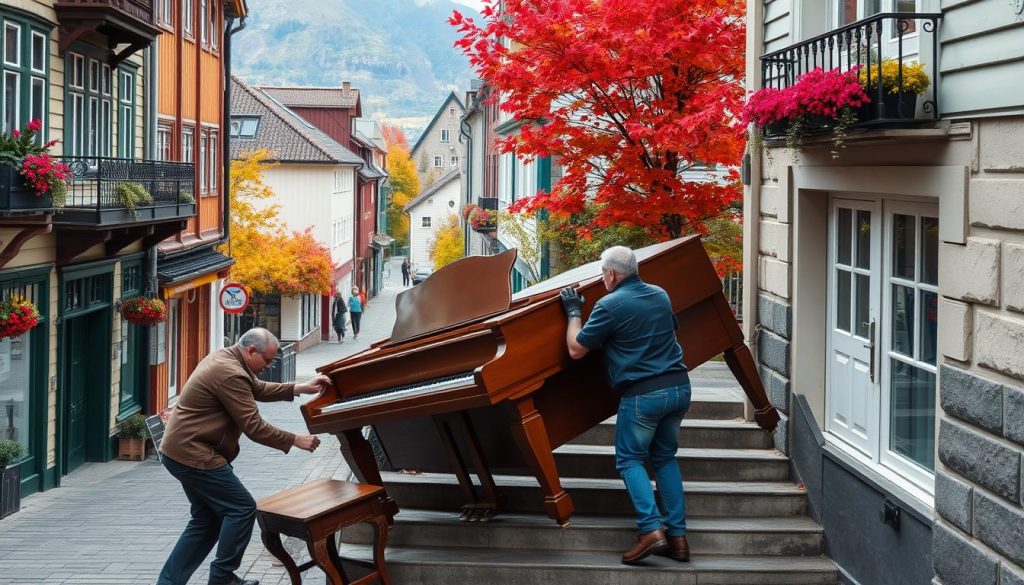 Pianoflytting i norske byer