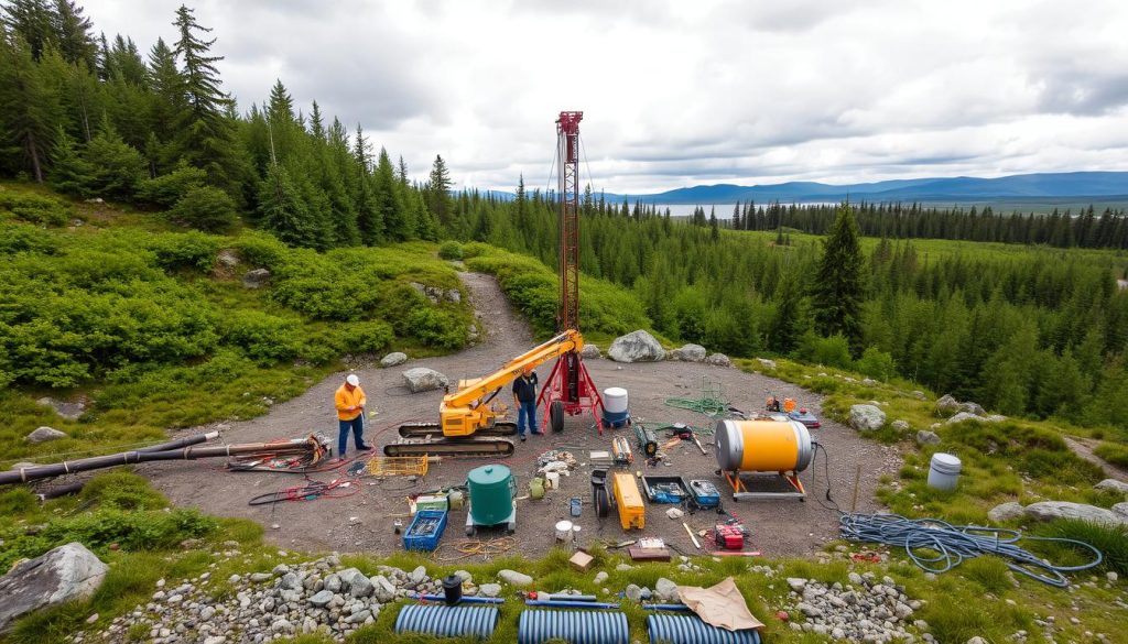 Piezometer installasjon kostnader