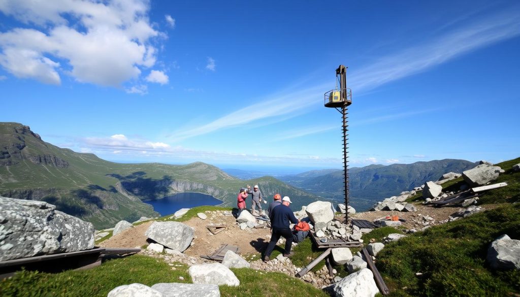 Pigging av fjell og stein i norske byer