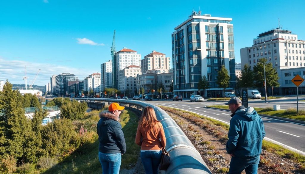 Pipeløp i norske byer