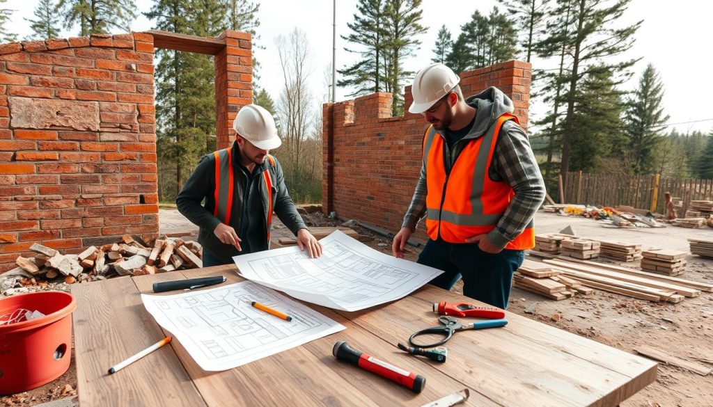 Planlegging av murveggriving leverandørvalg