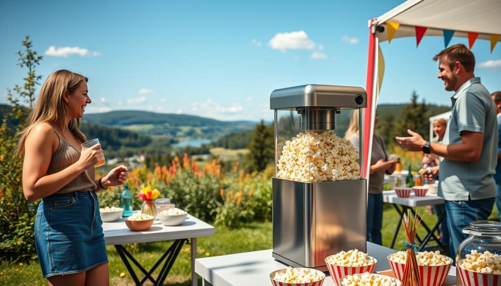 Popcornmaskin eventservice tjenester