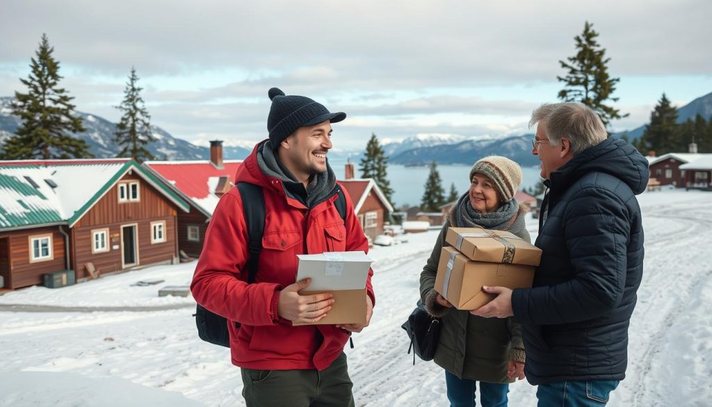 Postbud leveringstjenester i Norge