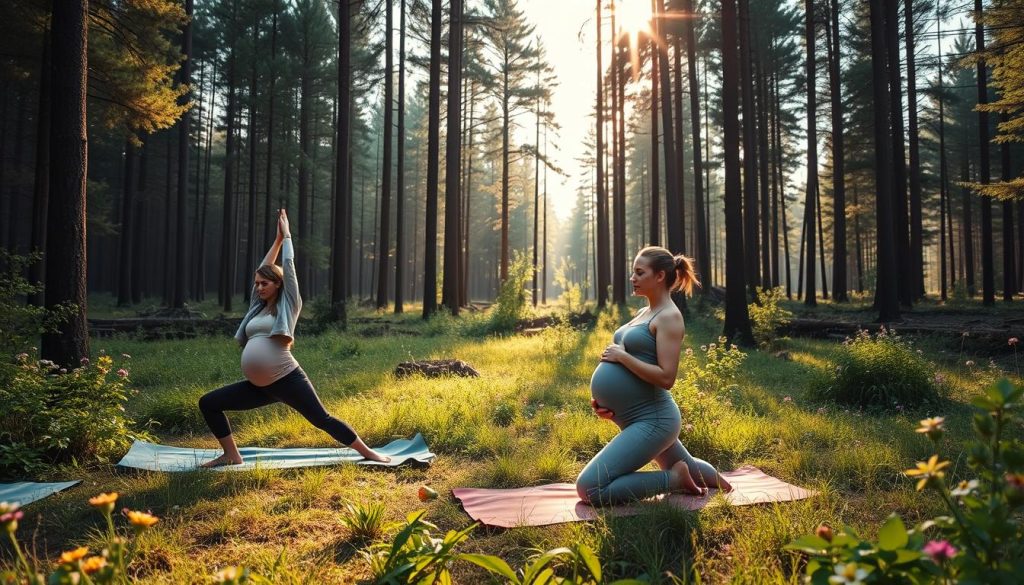 Prenatal yoga øvelser