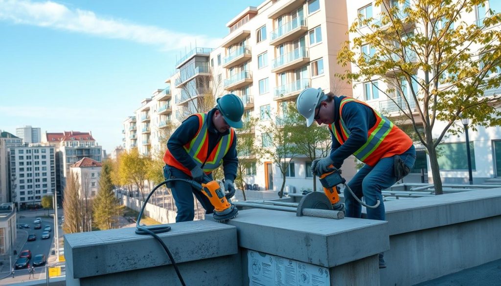 Presisjonssaging betongpriser i norske byer