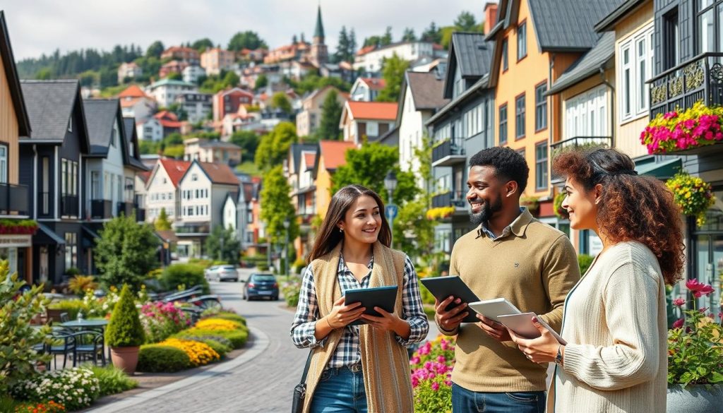 Primære nøkkelord i norske byer