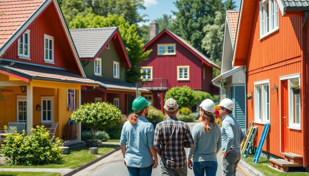 Pris male hus i norske byer