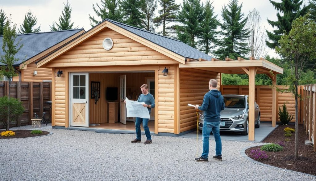 Priseksempel garasje carport