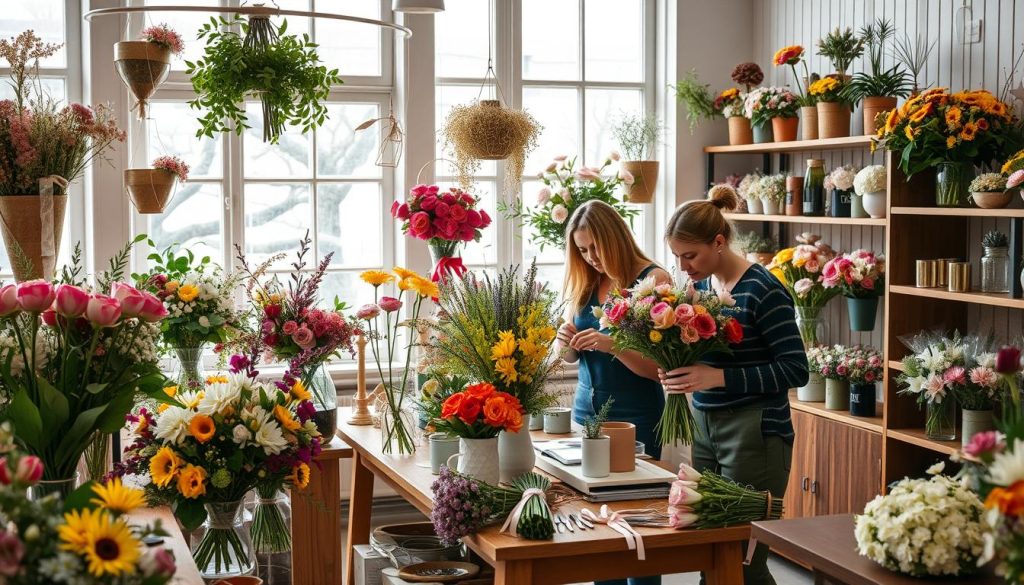 Prisfaktorer blomsterbindingskurs