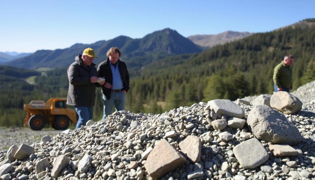 Prisfaktorer for grus og stein