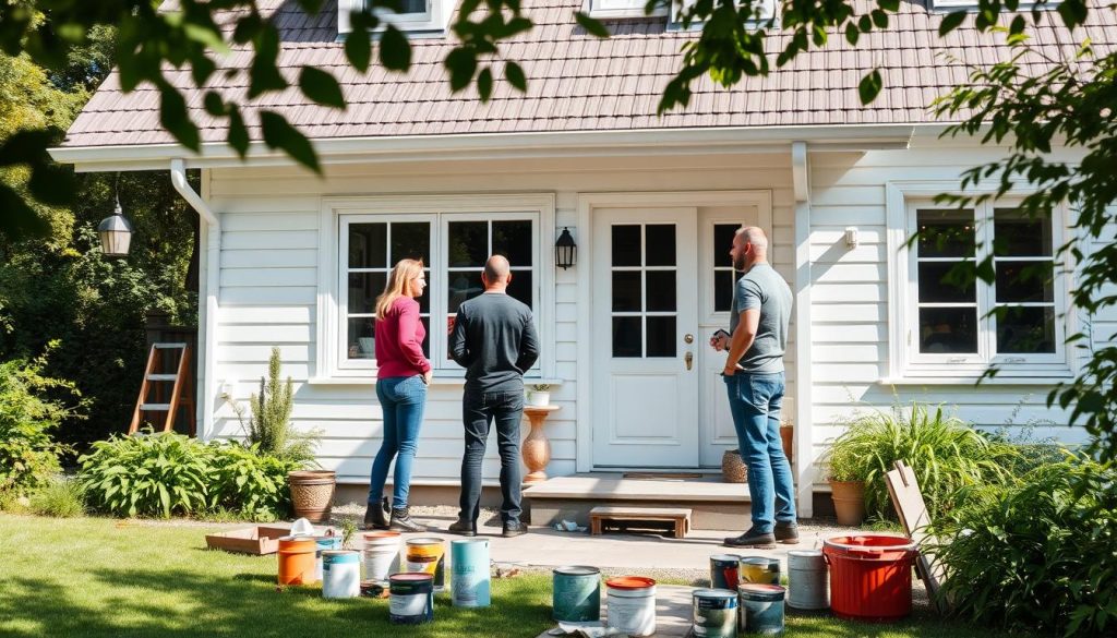 Prisfaktorer for maling av hus utvendig