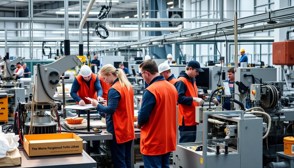 Produksjonsmedarbeidere i industrien