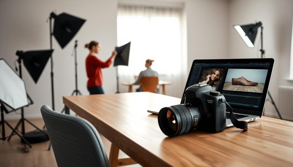 Produktfotografering etterbehandling