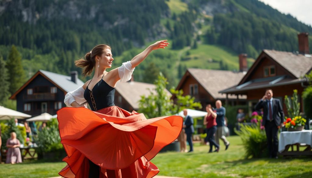 Profesjonell danser på events