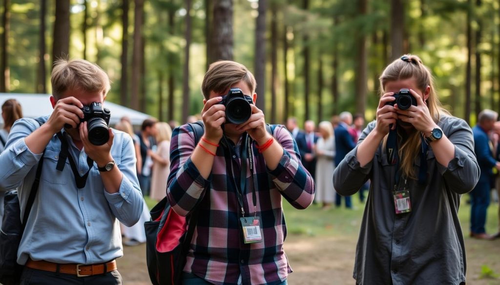 Profesjonell eventfotografering stilarter