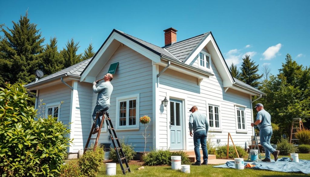 Profesjonell maling av hus