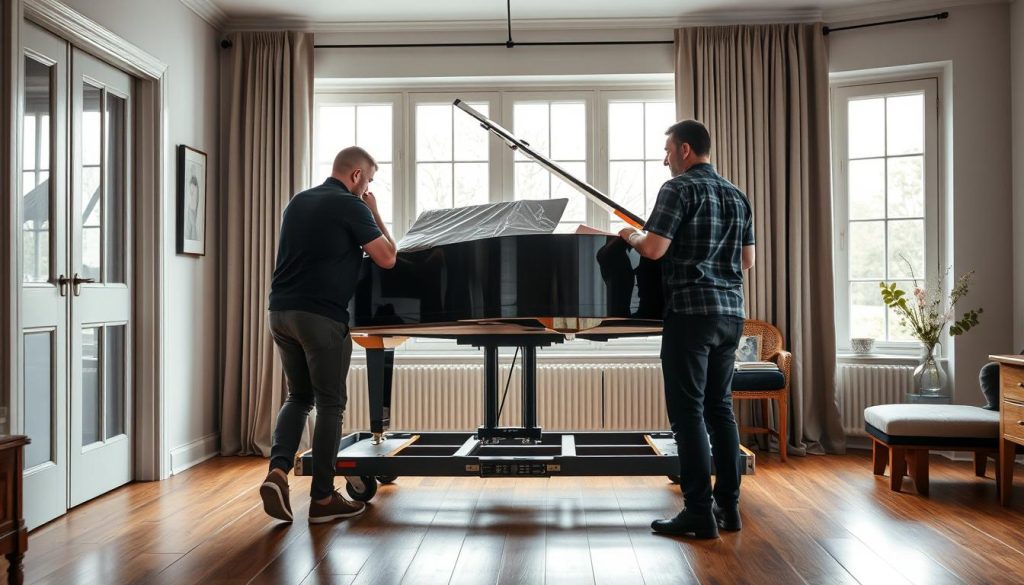 Profesjonell pianotransport