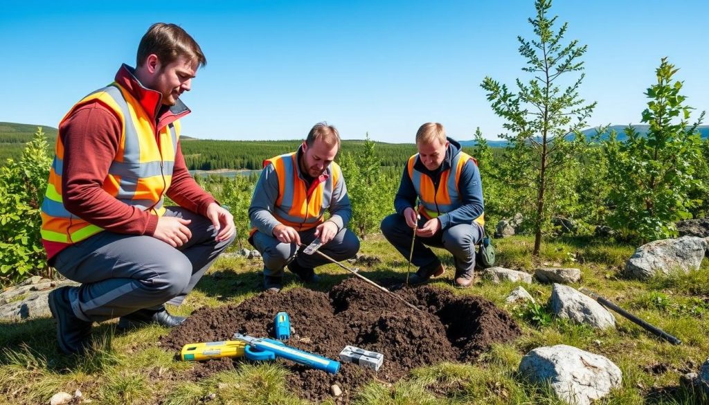 Prøvegraving regulatoriske standarder