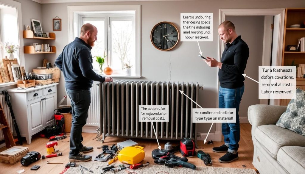 Radiator demontering prisfaktorer