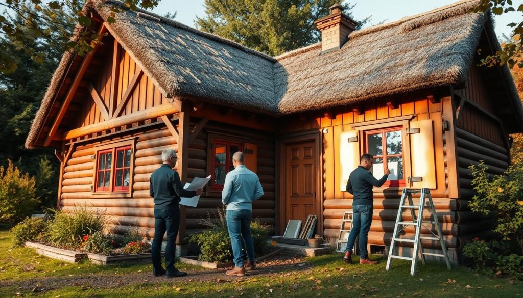 Renovering av gammelt hus