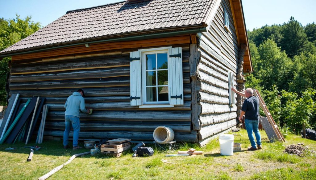 Renovering av gammelt hus