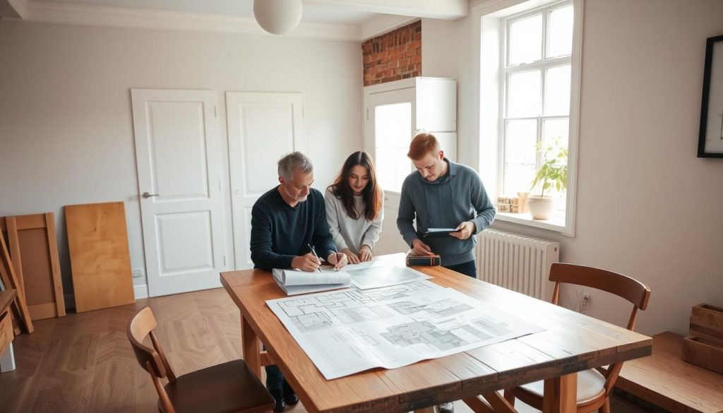 Renovering av rekkehus planlegging