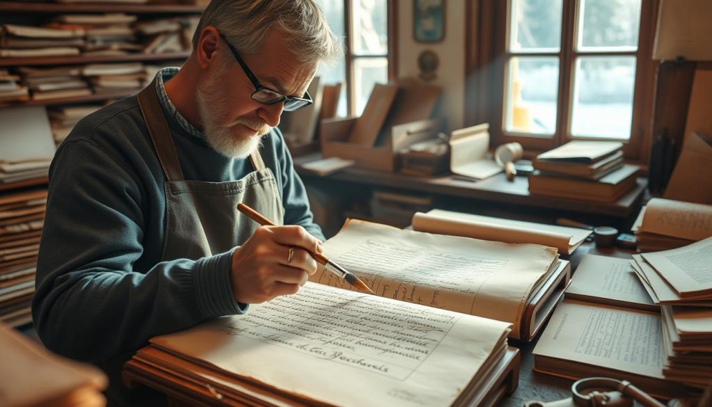 Restaurering av historiske dokumenter