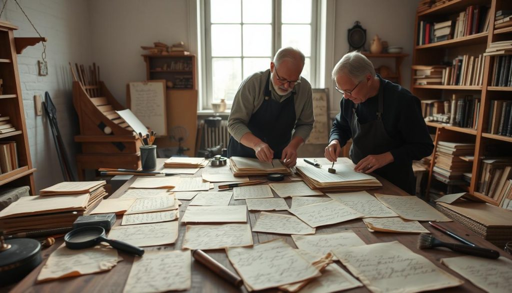 Restaurering av historiske dokumenter