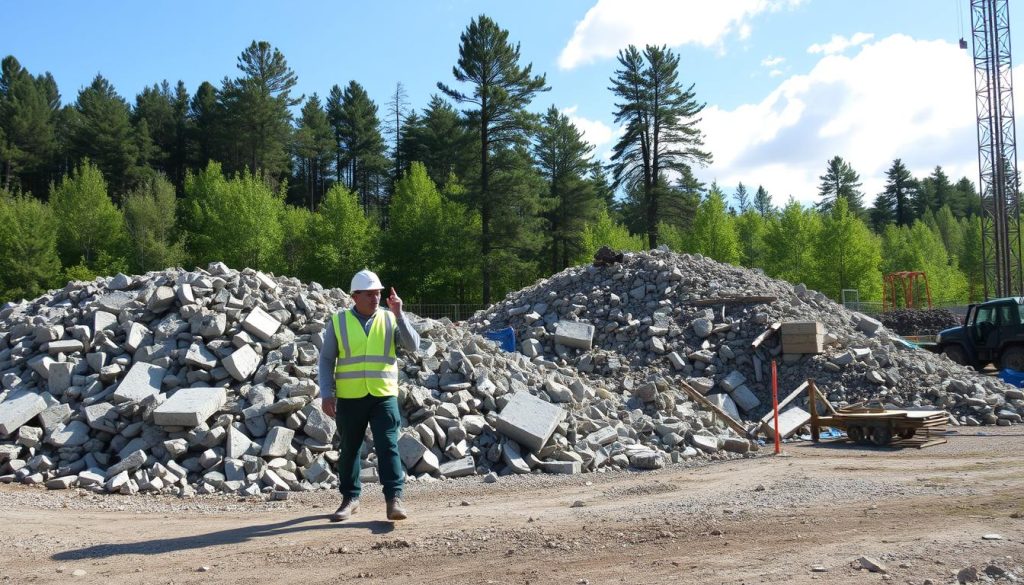 Rivningsavfall håndtering