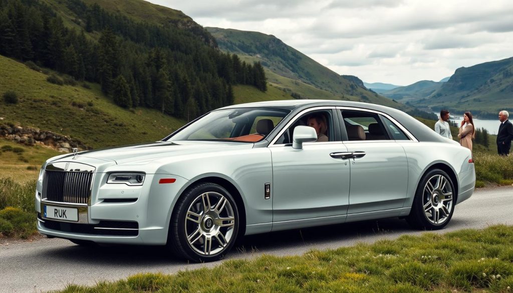 Rolls-Royce luksusbil med sjåfør