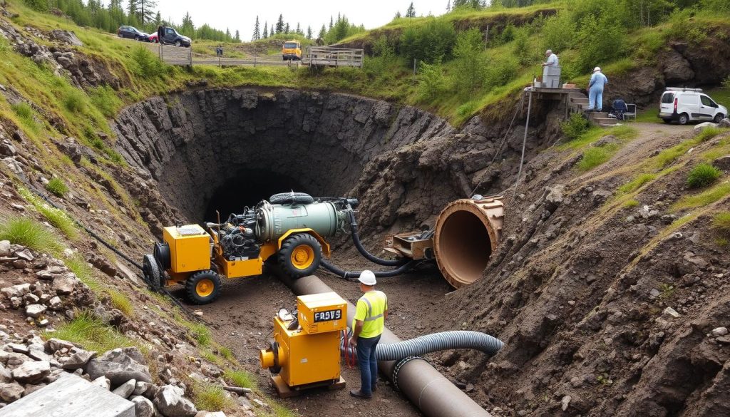 Rørboring infrastruktur