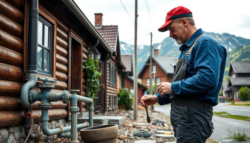 Rørleggertjenester i norske byer