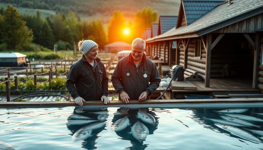 Samarbeid i fiskeoppdrett