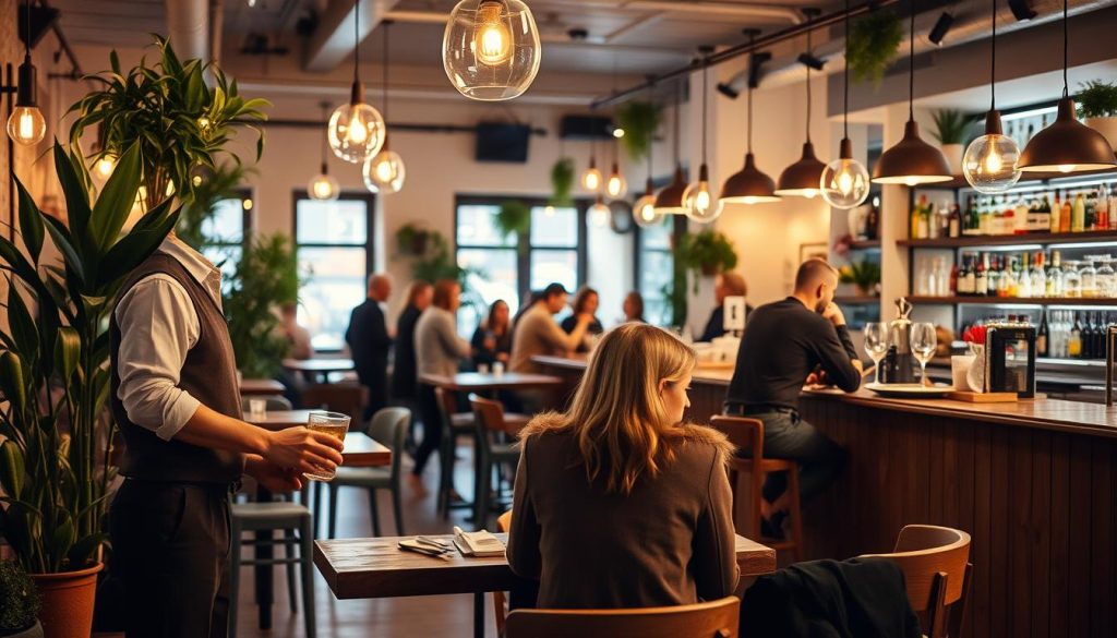 Servitører og bartendere ved behov