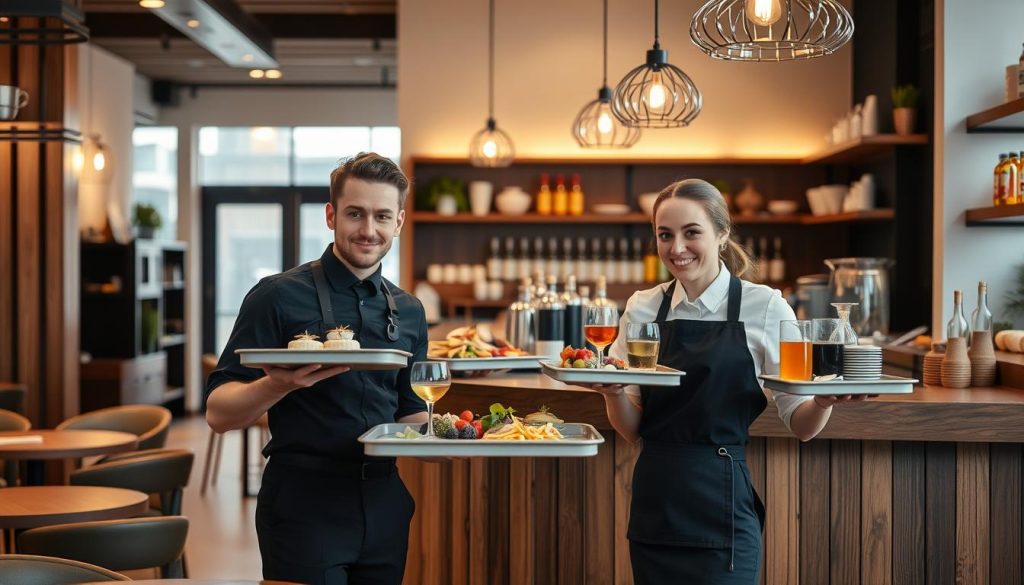 Servitører og bartendere ved behov