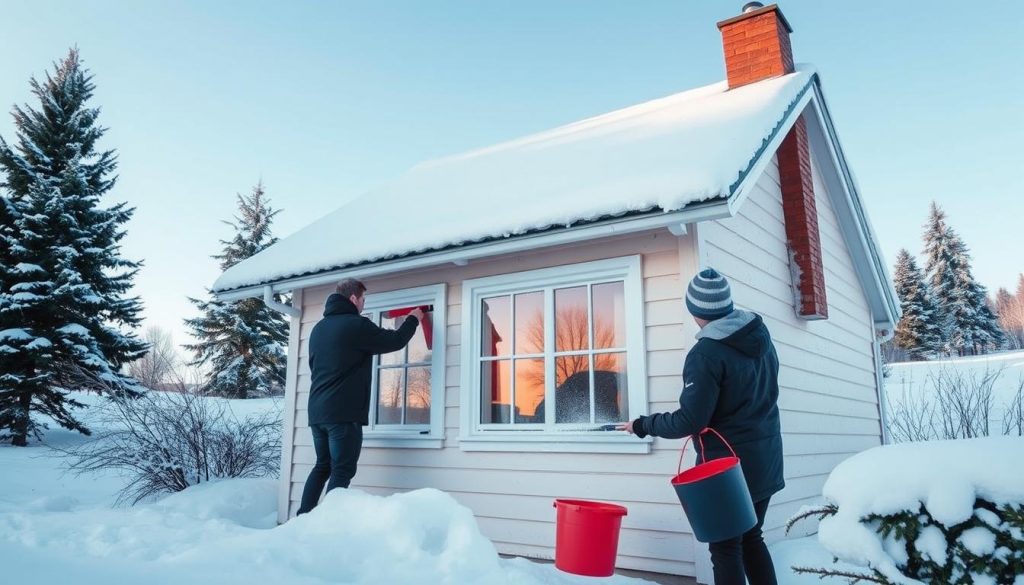 Sesongmessig vindusvask i Norge