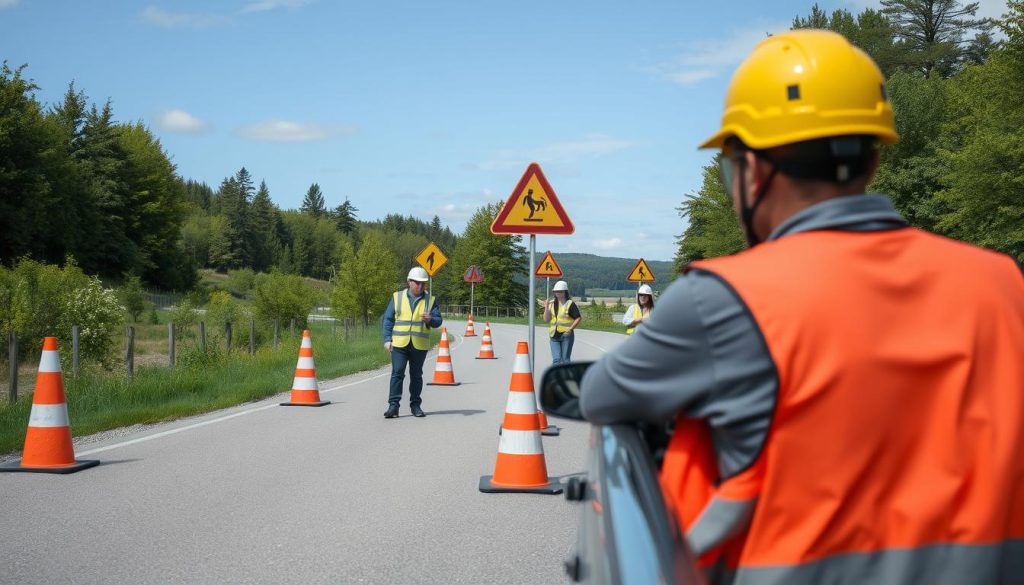 Sikkerhetskurs vei utstyr