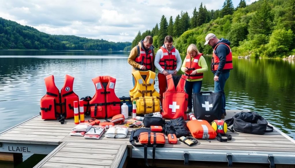 Sikkerhetsutstyr for forskjellige båttyper