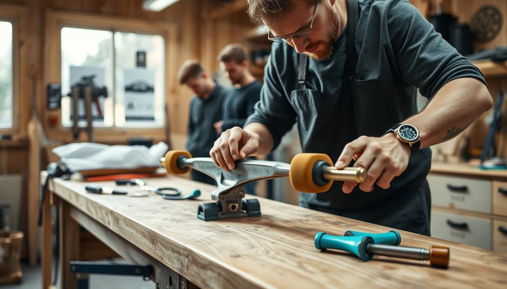 Skateboard truck service