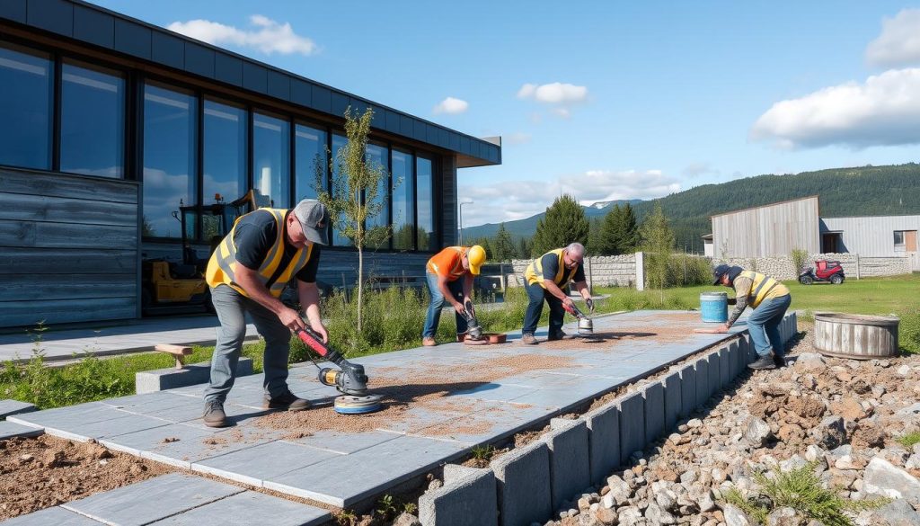 Skifer betong fjerning tjenester