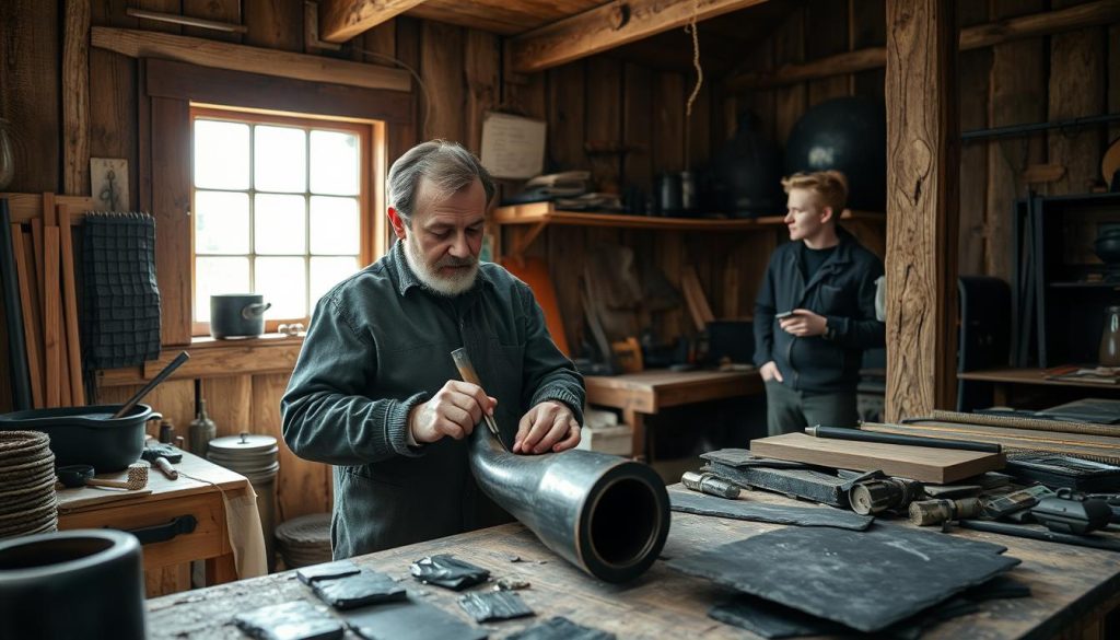 Skifer pipe reparasjonstjenester