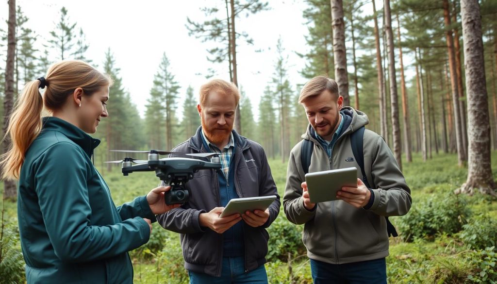 Skogbruksplanlegging med moderne teknologi