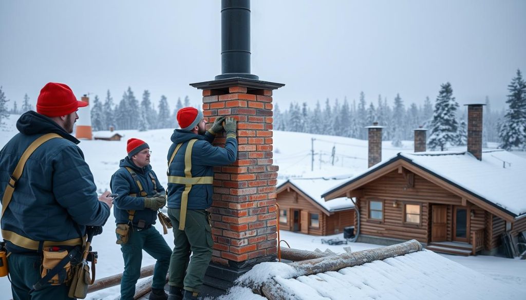 Skorstein vedlikehold og fagfolk