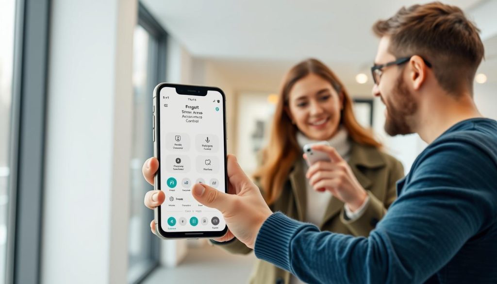 Smart adgangskontroll mobil app