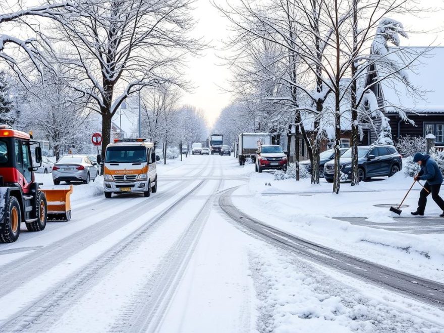 Snøbrøyting og strøing