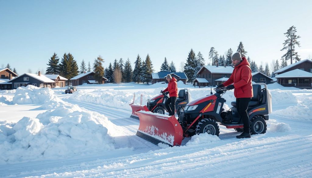 Snøbrøyting tjenester