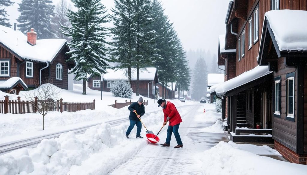 Snømåking i norske byer