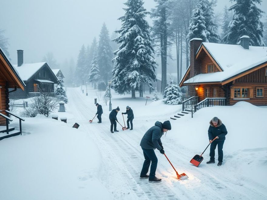 Snømåking og strøing